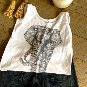 🖤Billabong Boho Tribal Elephant Tank Top🖤